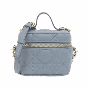 Christian Dior Leather Handbag Vanity Bag (Pre-Owned)