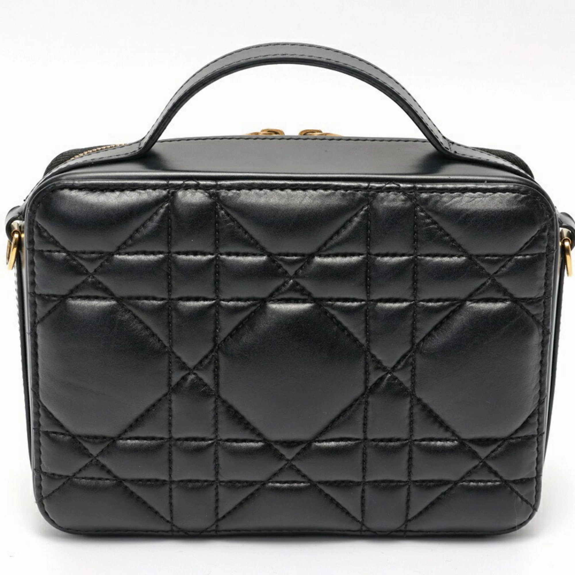 Christian Dior Quilting Leather Handbag (Pre-Owned)