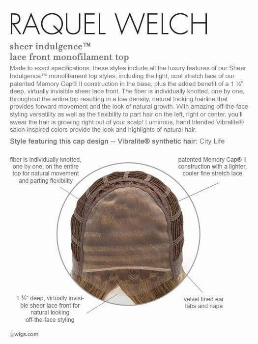 City Life Wig by Raquel Welch | Synthetic Lace Front | Clearance Sale Open Box (Unworn - Like New)