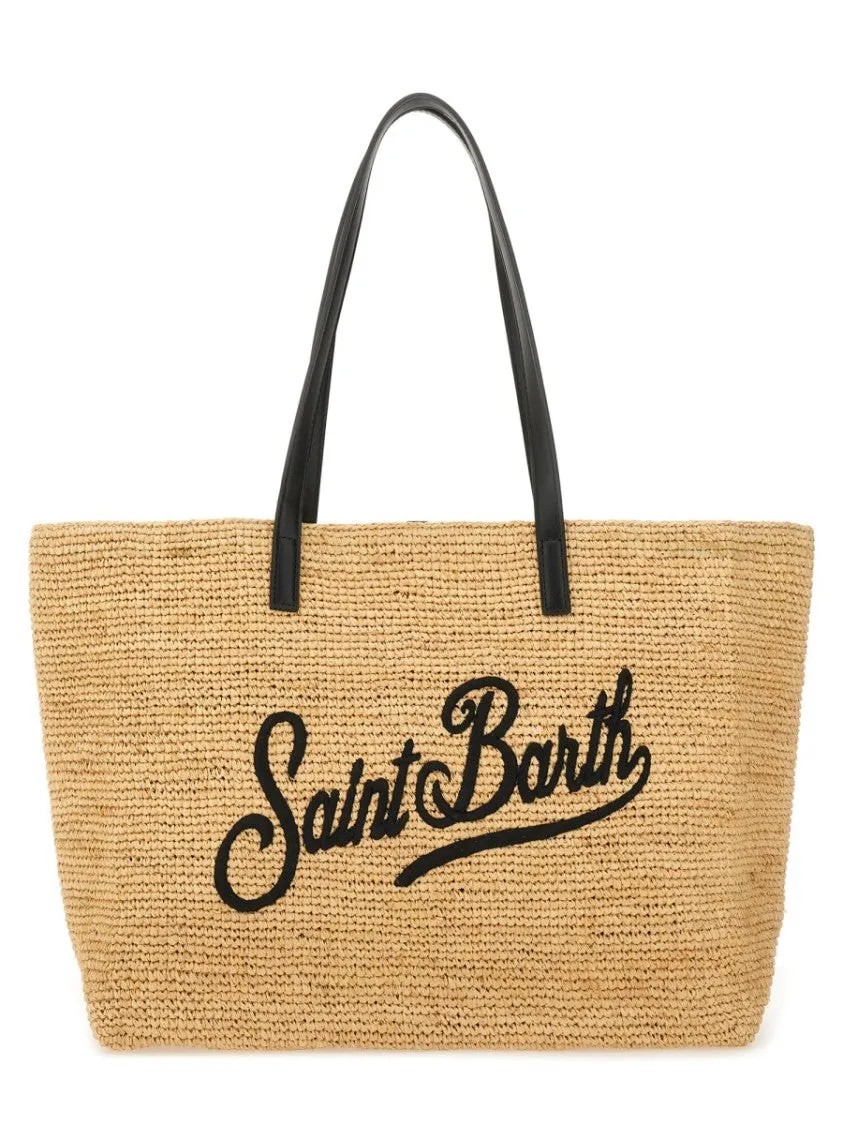 City" Raffia Bag