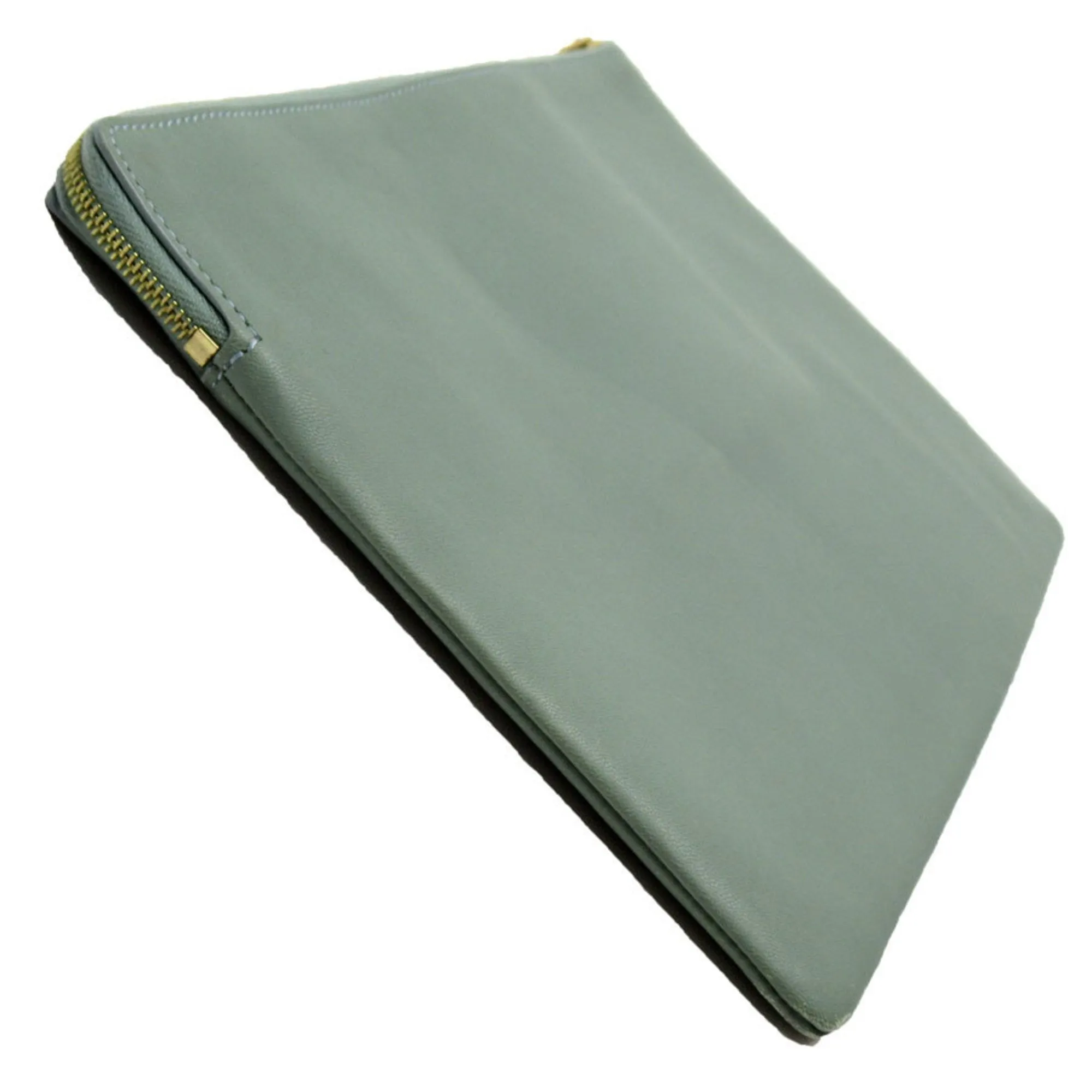 Cline Solo Leather Clutch Bag (Pre-Owned)