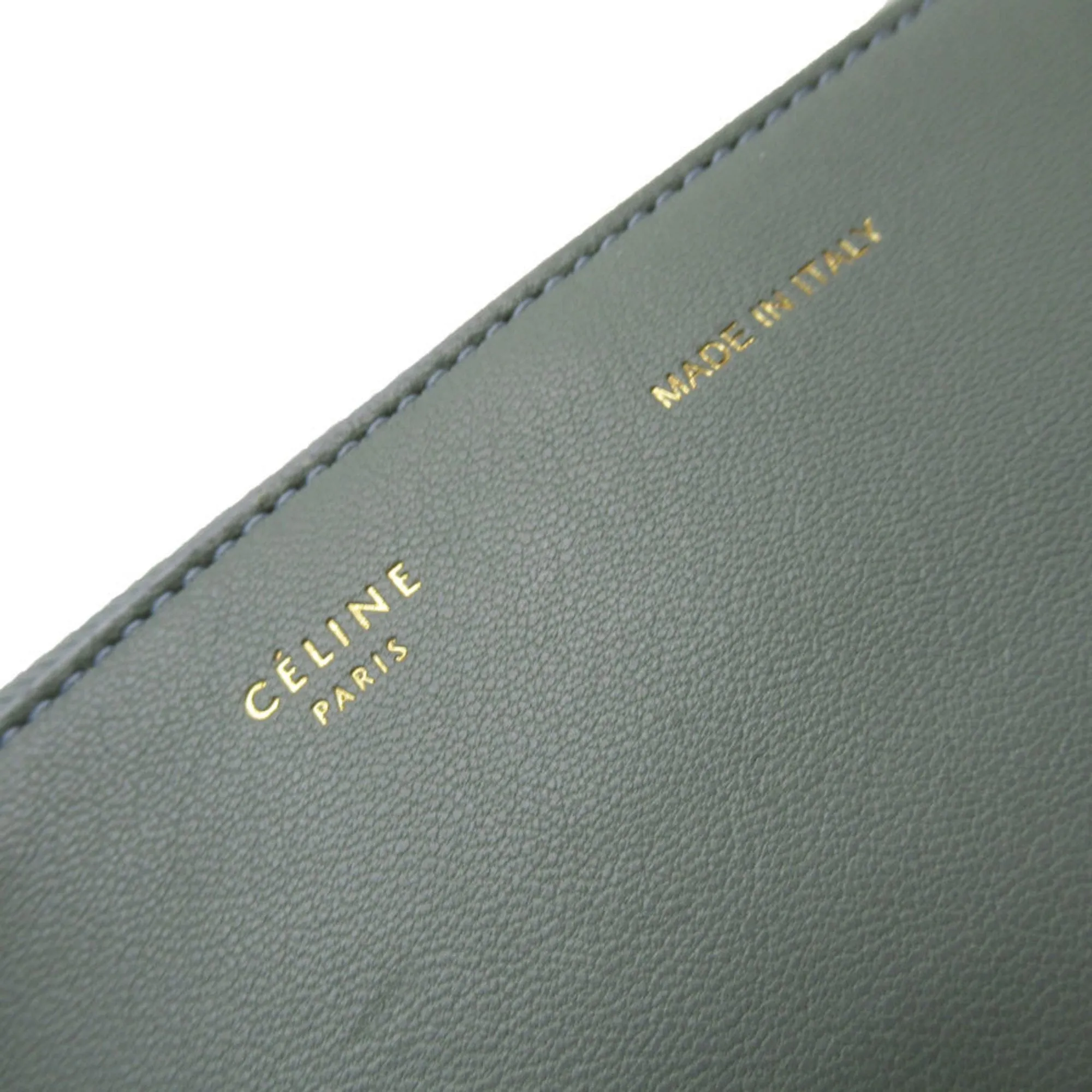 Cline Solo Leather Clutch Bag (Pre-Owned)