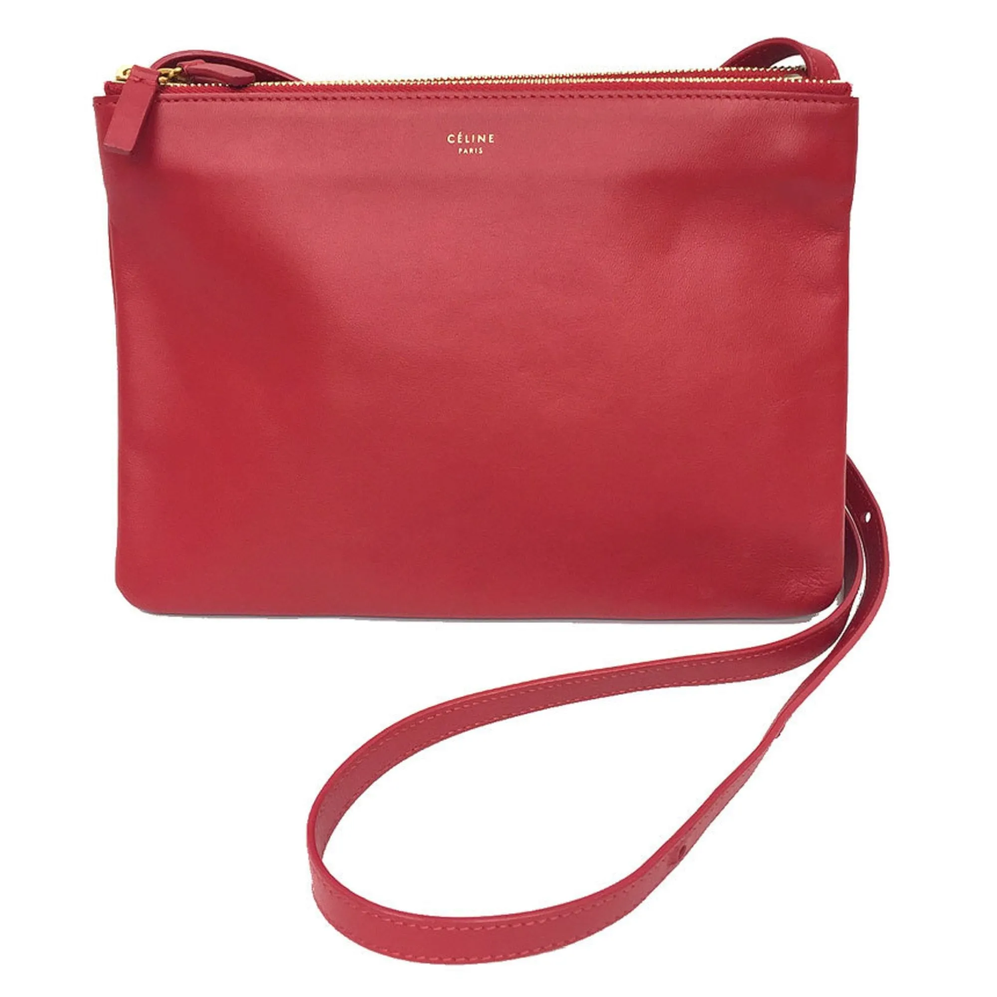 Cline Trio Leather Clutch Bag (Pre-Owned)