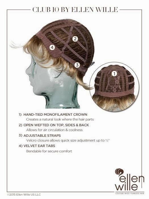 Club 10 Wig by Ellen Wille | Synthetic Hair | Petite/Average Cap
