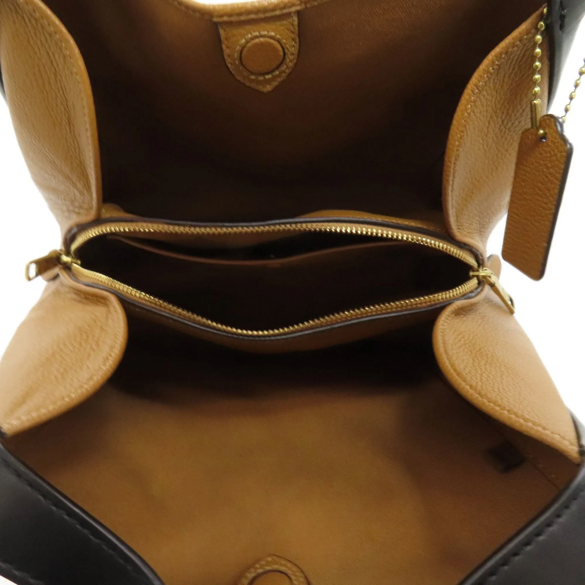 Coach    Canvas Leather Tote Bag (Pre-Owned)