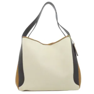 Coach    Canvas Leather Tote Bag (Pre-Owned)