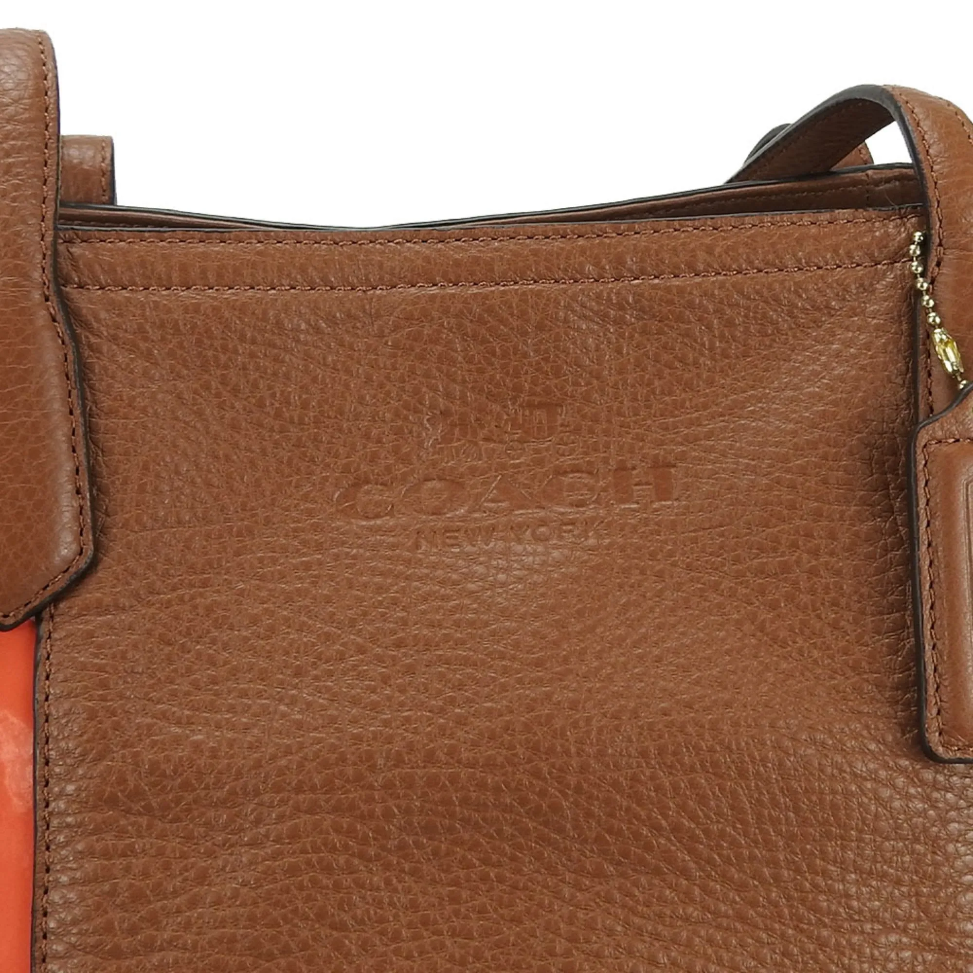 Coach   Color Leather Tote Bag (Pre-Owned)