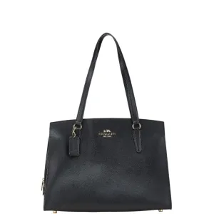 Coach Leather Handbag Tote Bag (Pre-Owned)