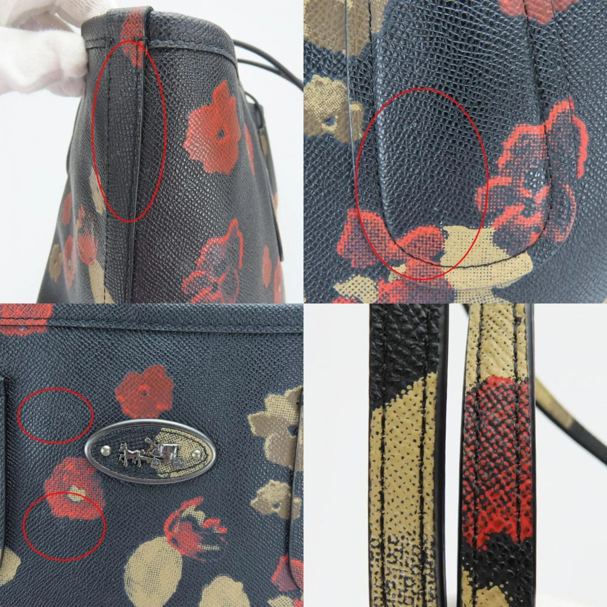 Coach Leather Tote Bag (Pre-Owned)