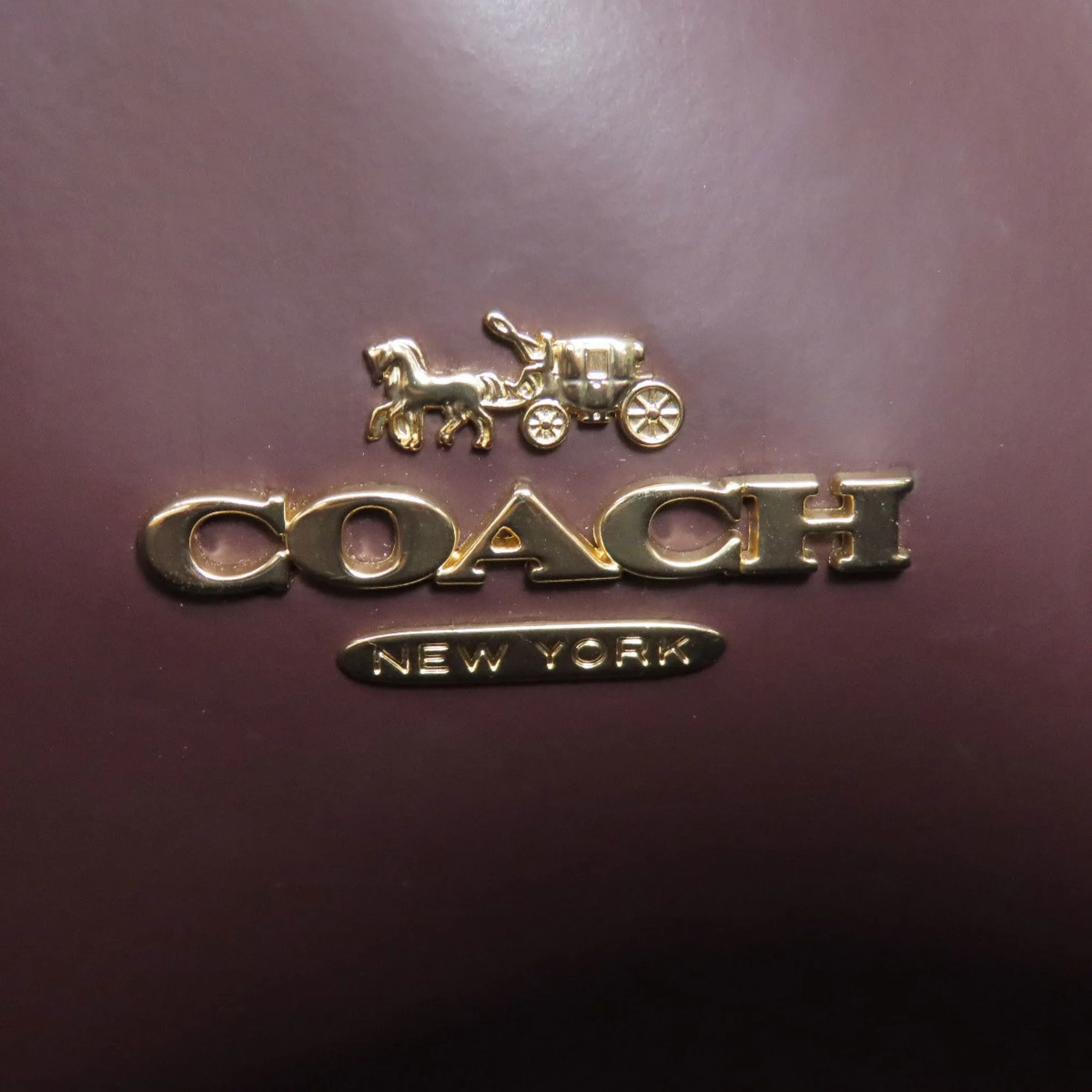 Coach  Leather Tote Bag (Pre-Owned)