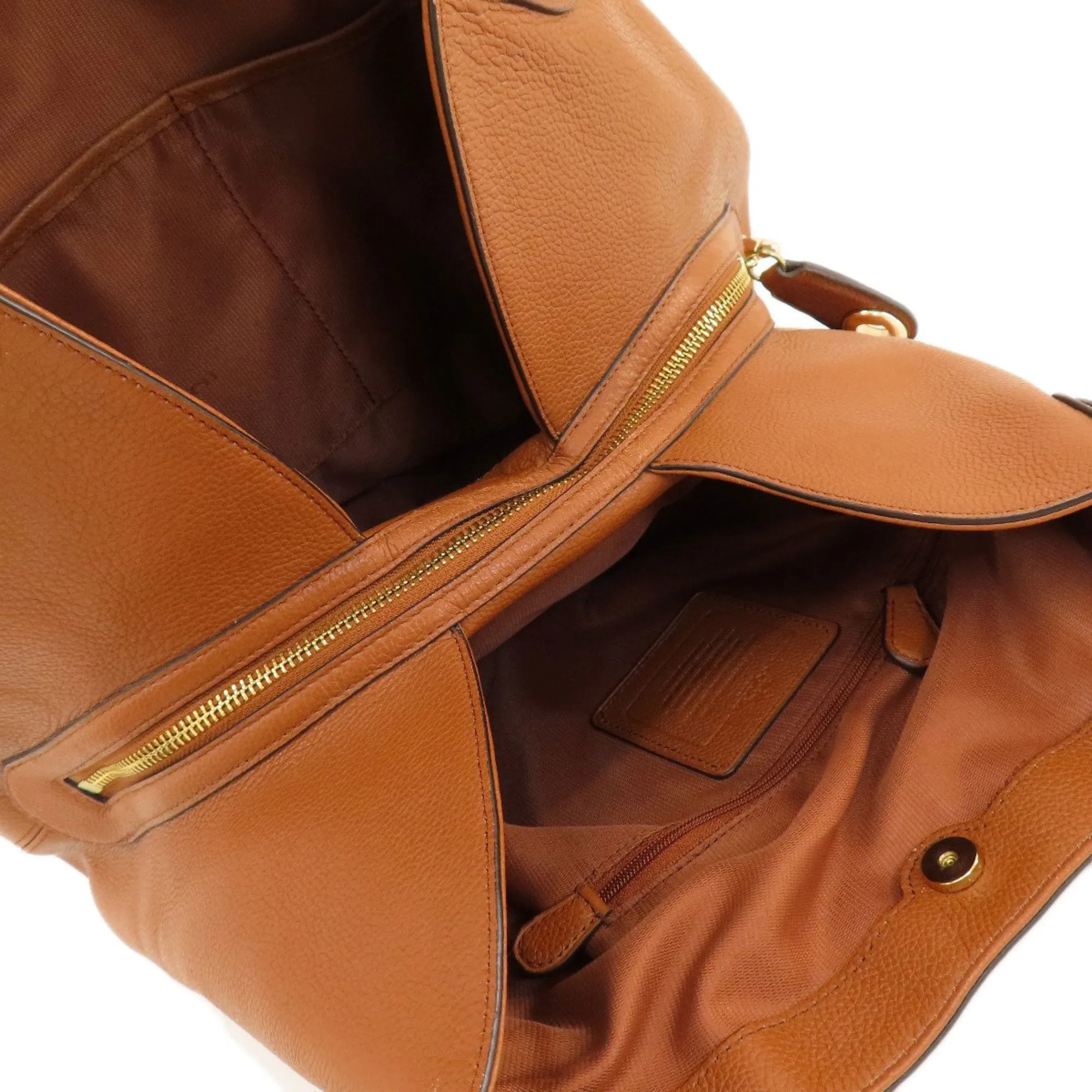 Coach  Leather Tote Bag (Pre-Owned)