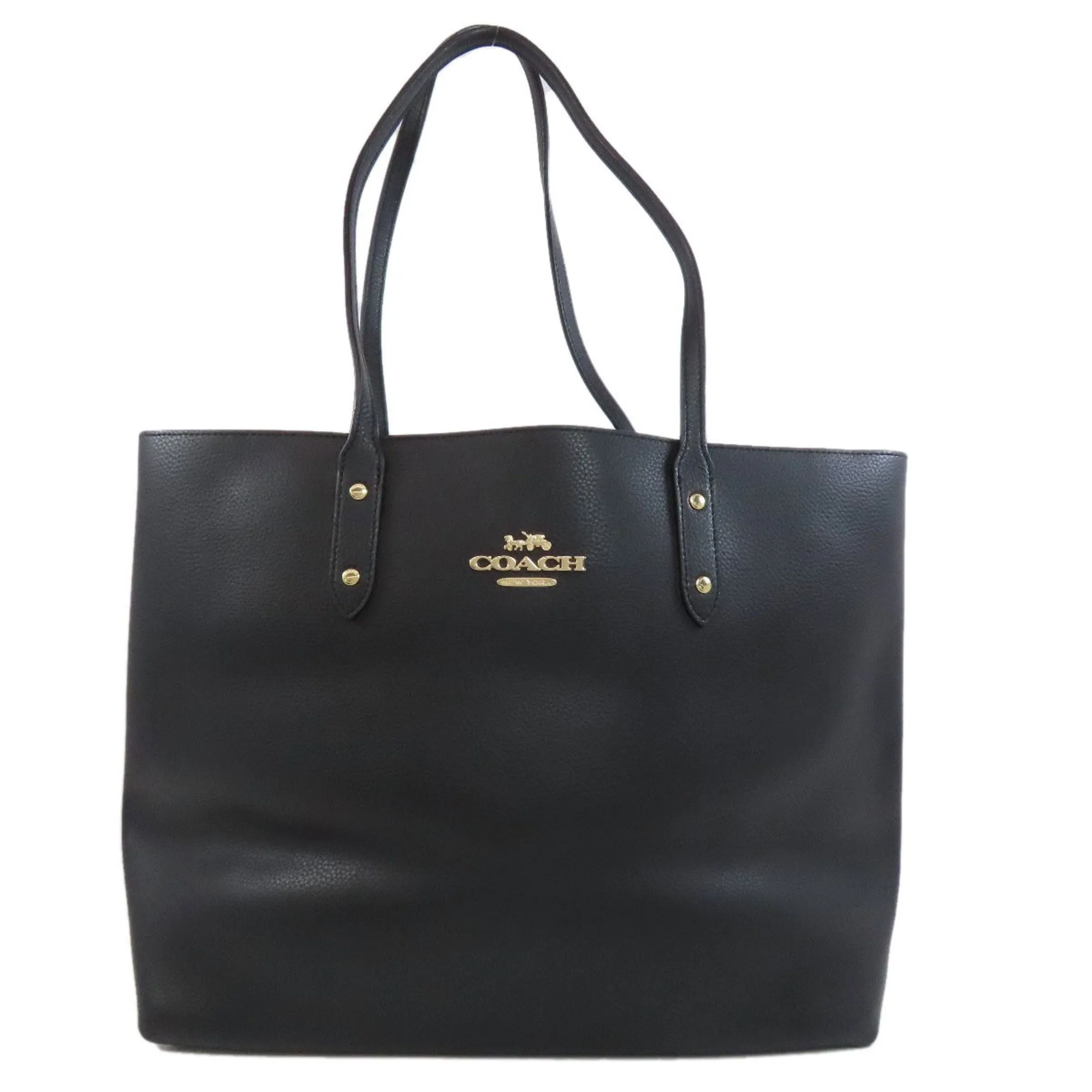 Coach  Leather Tote Bag (Pre-Owned)