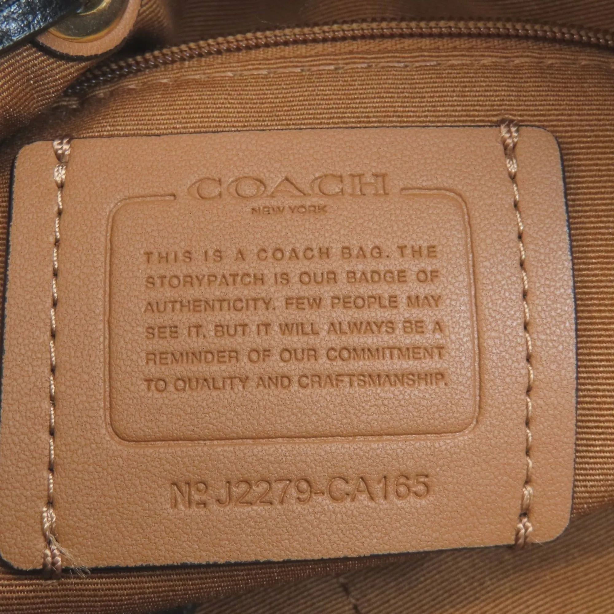 Coach  Leather Tote Bag (Pre-Owned)