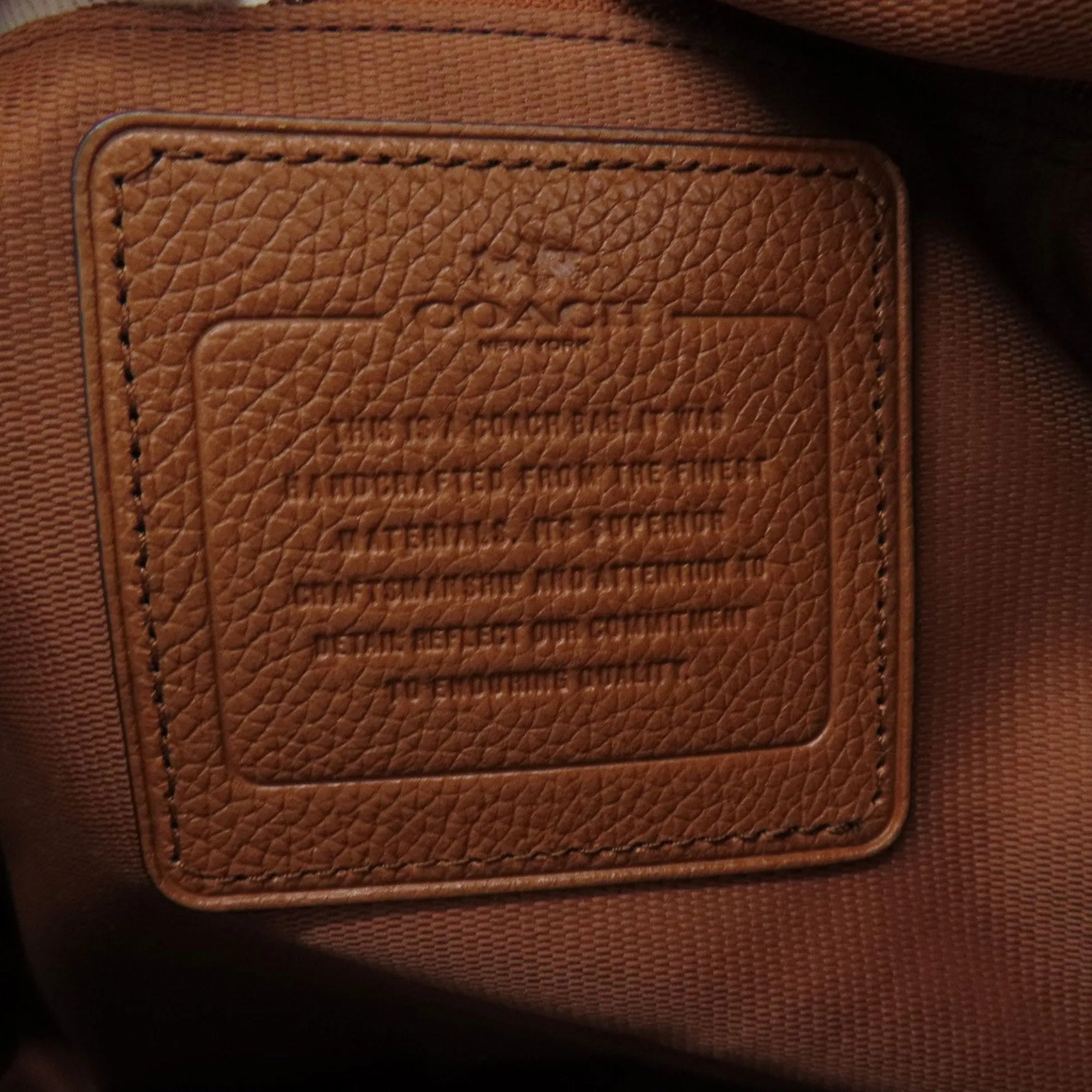 Coach  Leather Tote Bag (Pre-Owned)