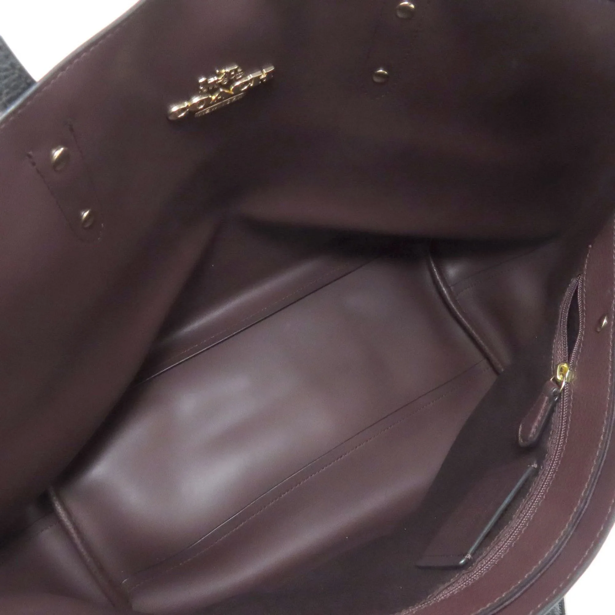 Coach  Leather Tote Bag (Pre-Owned)