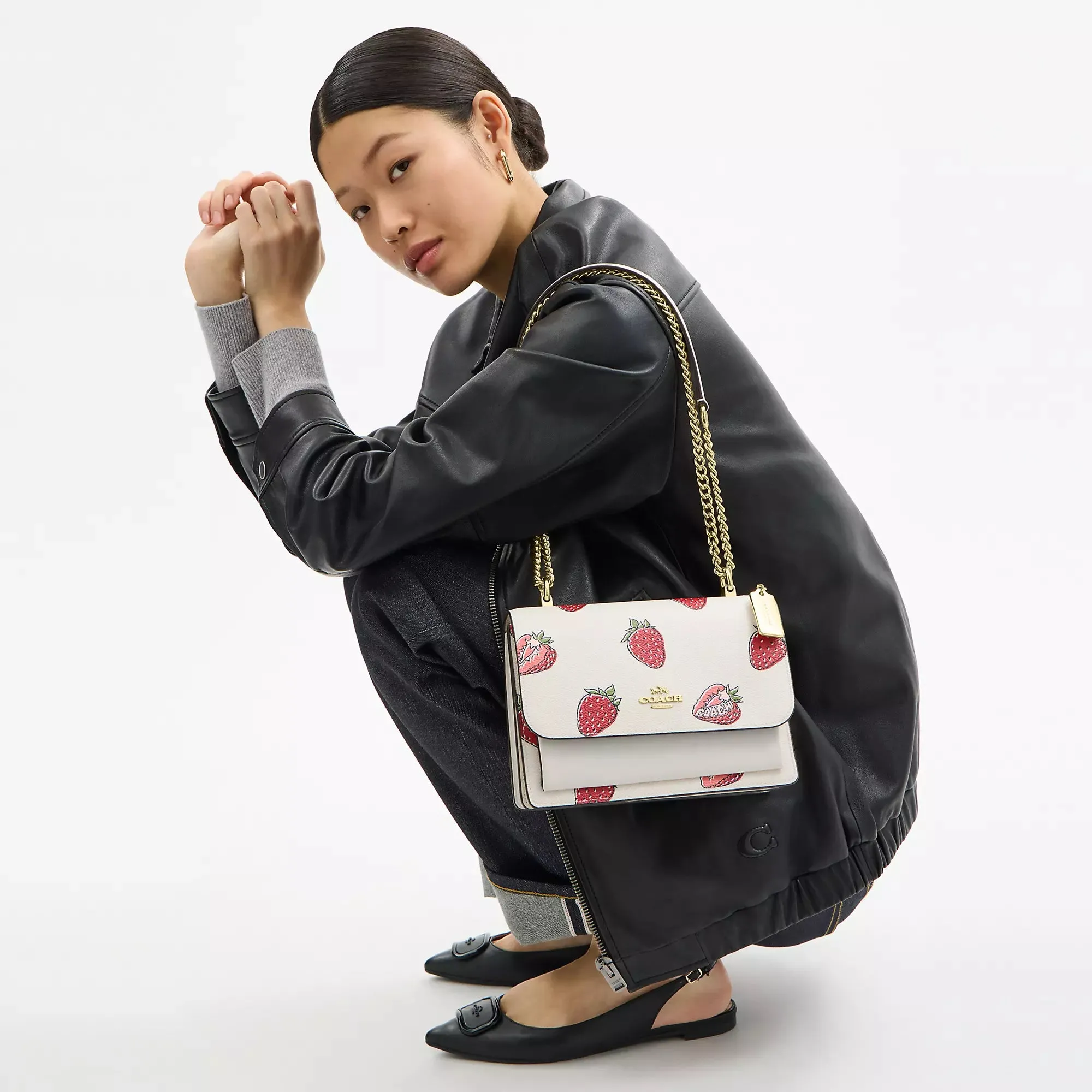 Coach Outlet Klare Crossbody With Strawberry Print
