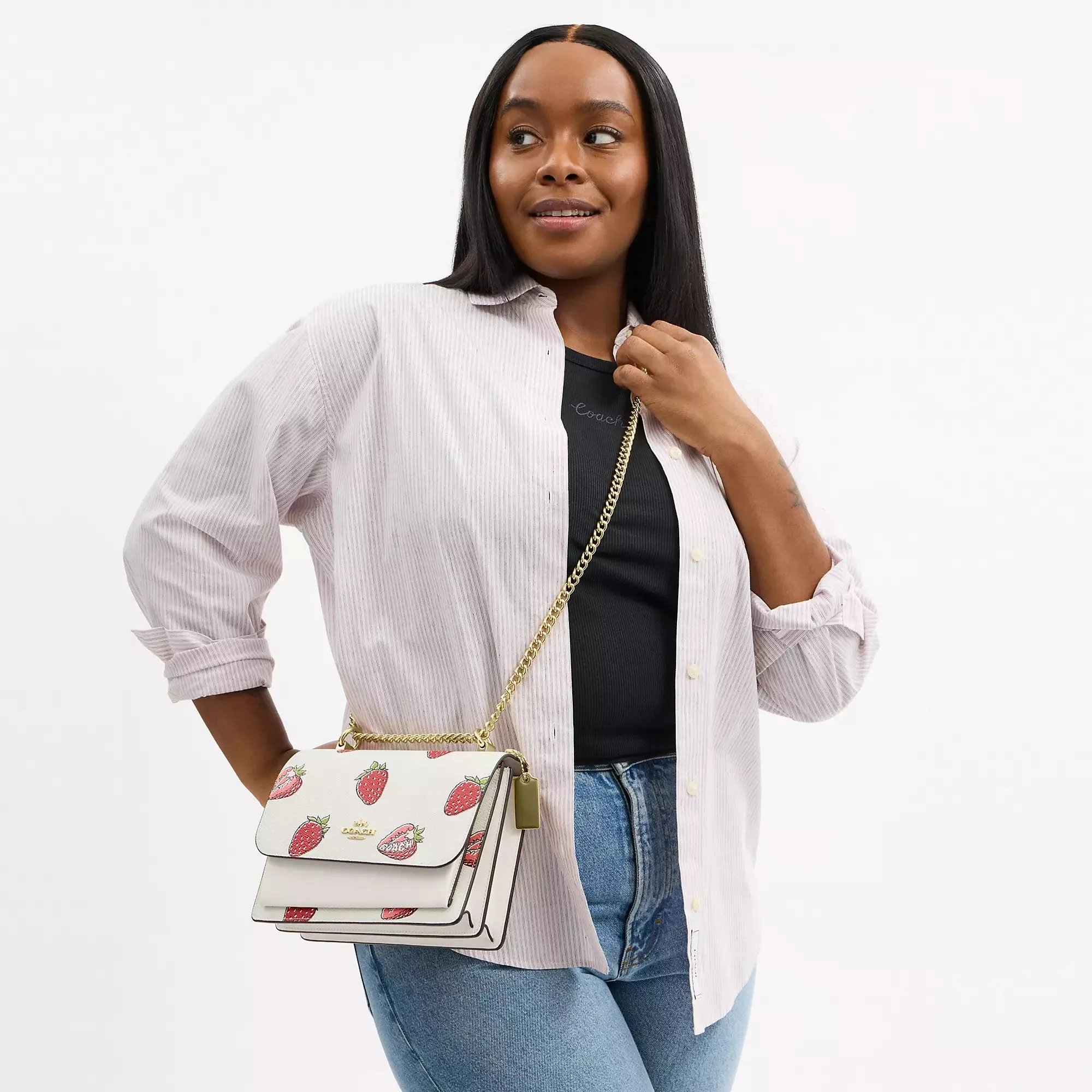 Coach Outlet Klare Crossbody With Strawberry Print