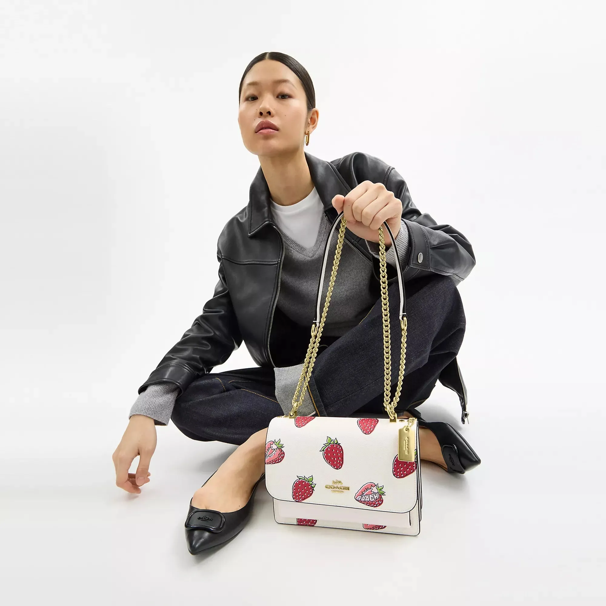 Coach Outlet Klare Crossbody With Strawberry Print