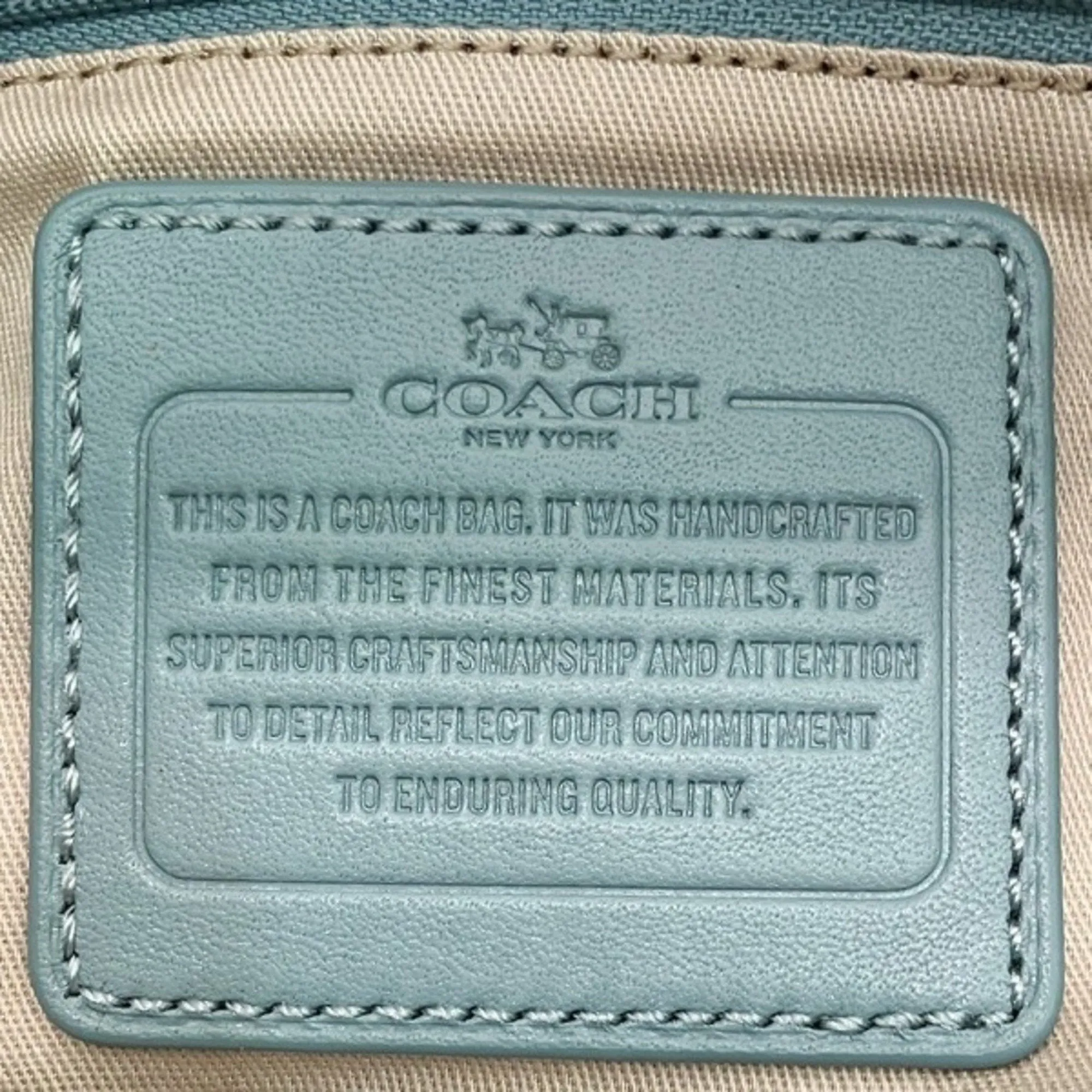 Coach pink Canvas Leather Tote Bag (Pre-Owned)