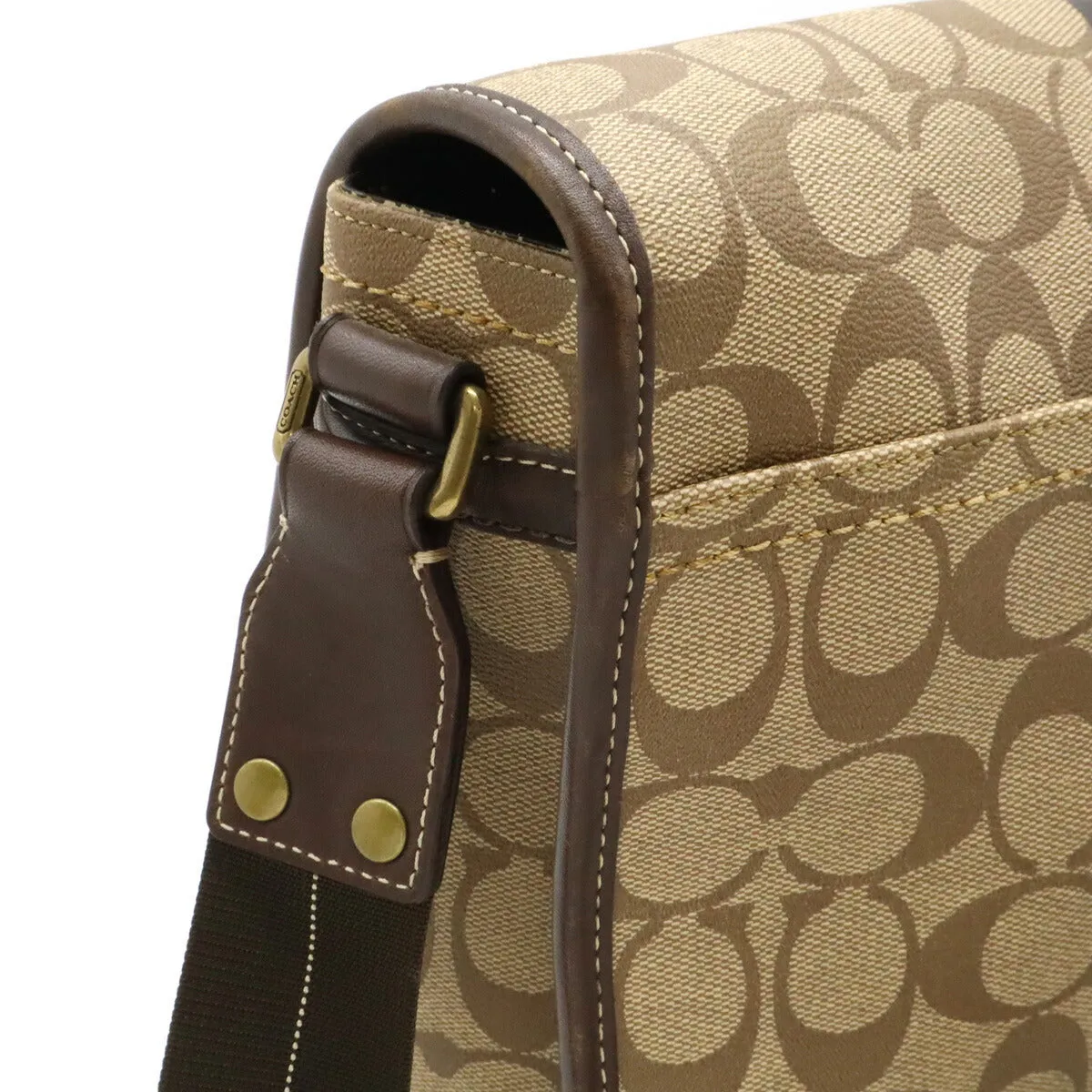 Coach Signature Heritage Stripe Messenger Bag