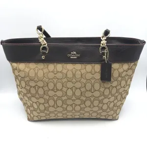 Coach Signature Line Tote Bag (Pre-Owned)