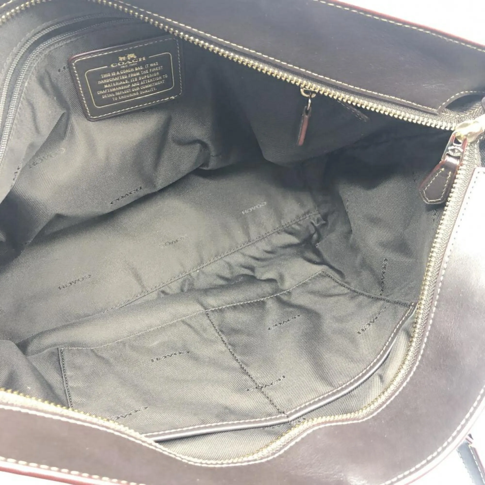 Coach Signature Line Tote Bag (Pre-Owned)
