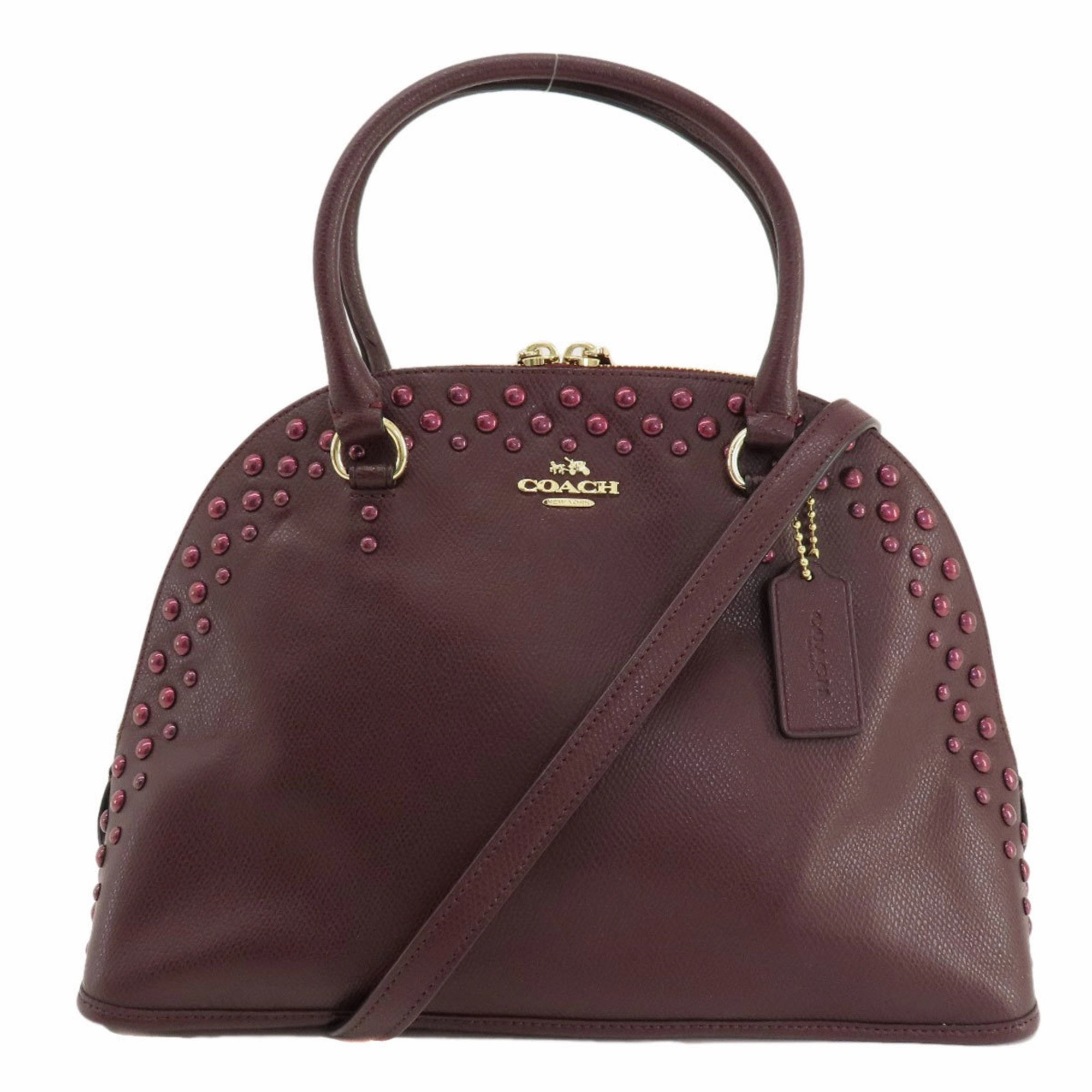 Coach  Leather Handbag (Pre-Owned)