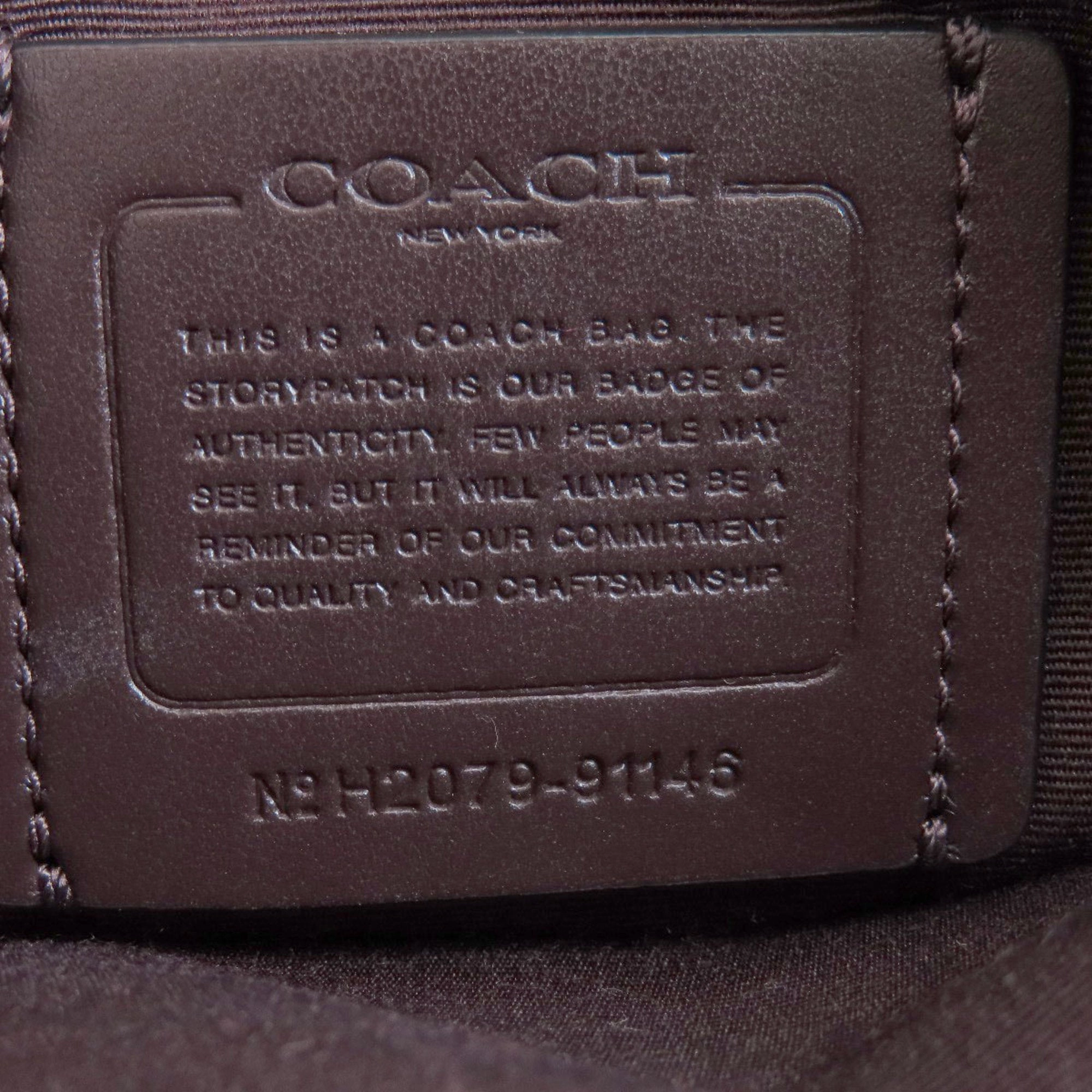 Coach  Leather Handbag (Pre-Owned)