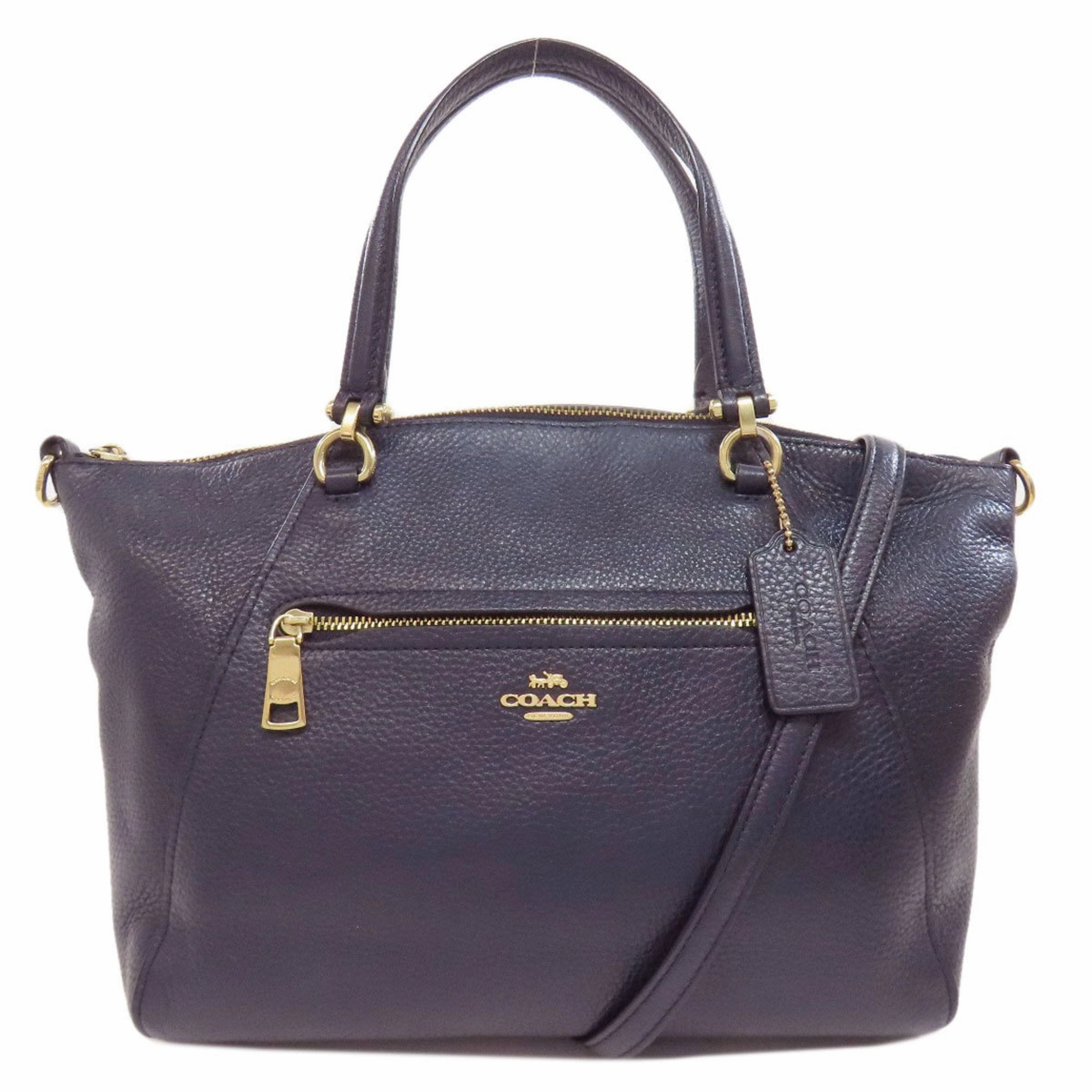 Coach Leather Handbag (Pre-Owned)