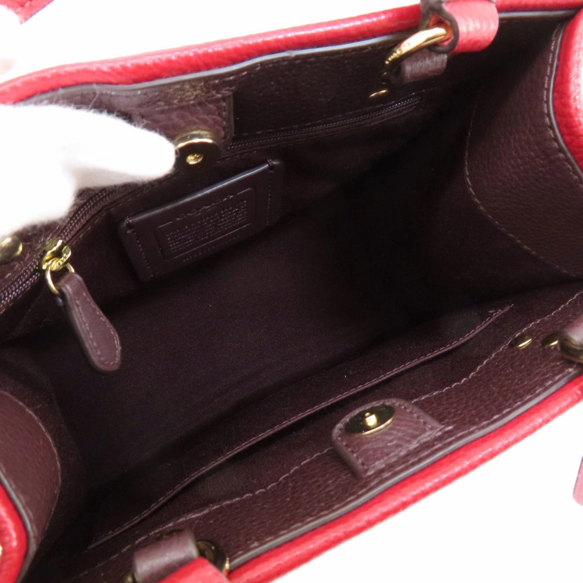 Coach  Leather Handbag (Pre-Owned)
