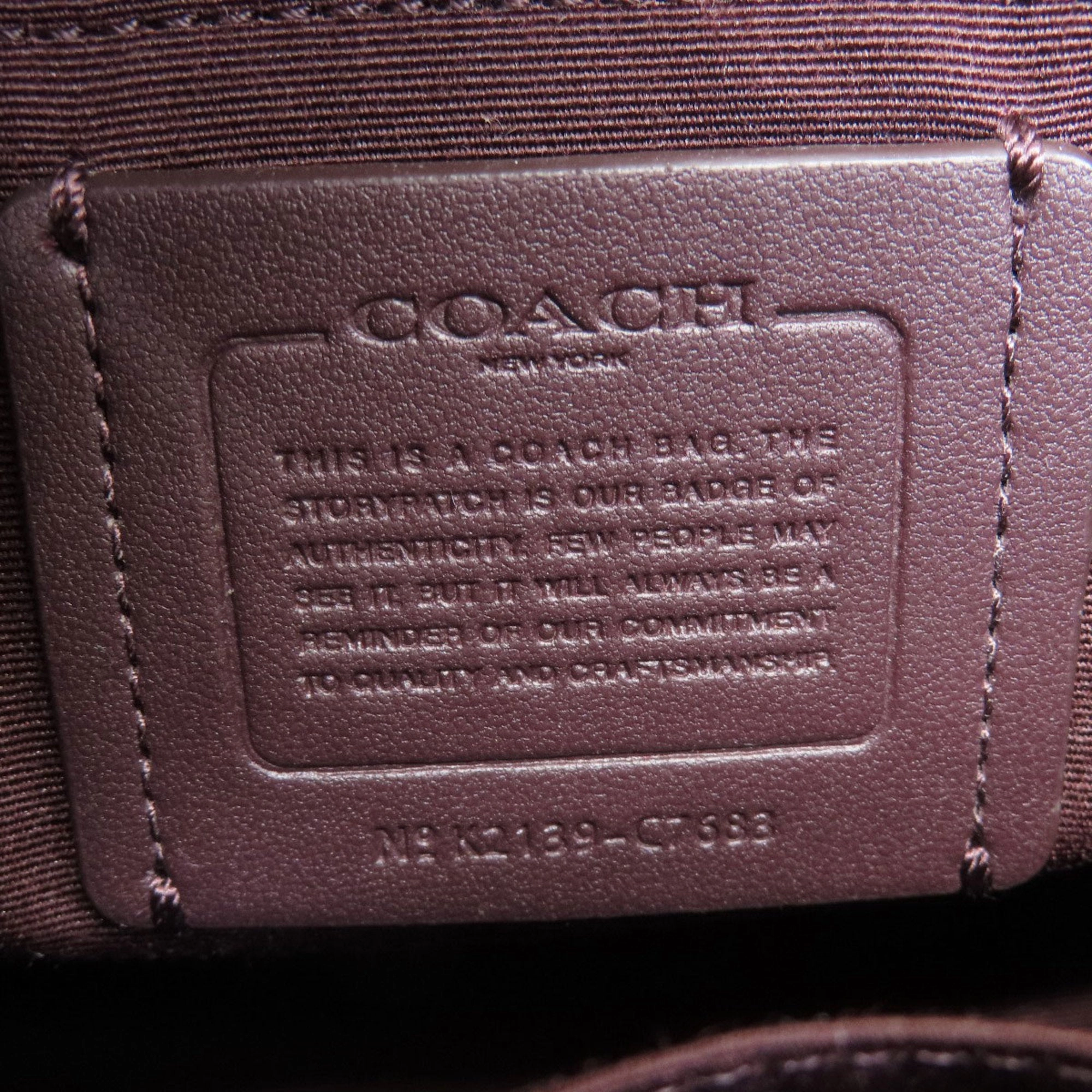 Coach  Leather Handbag (Pre-Owned)
