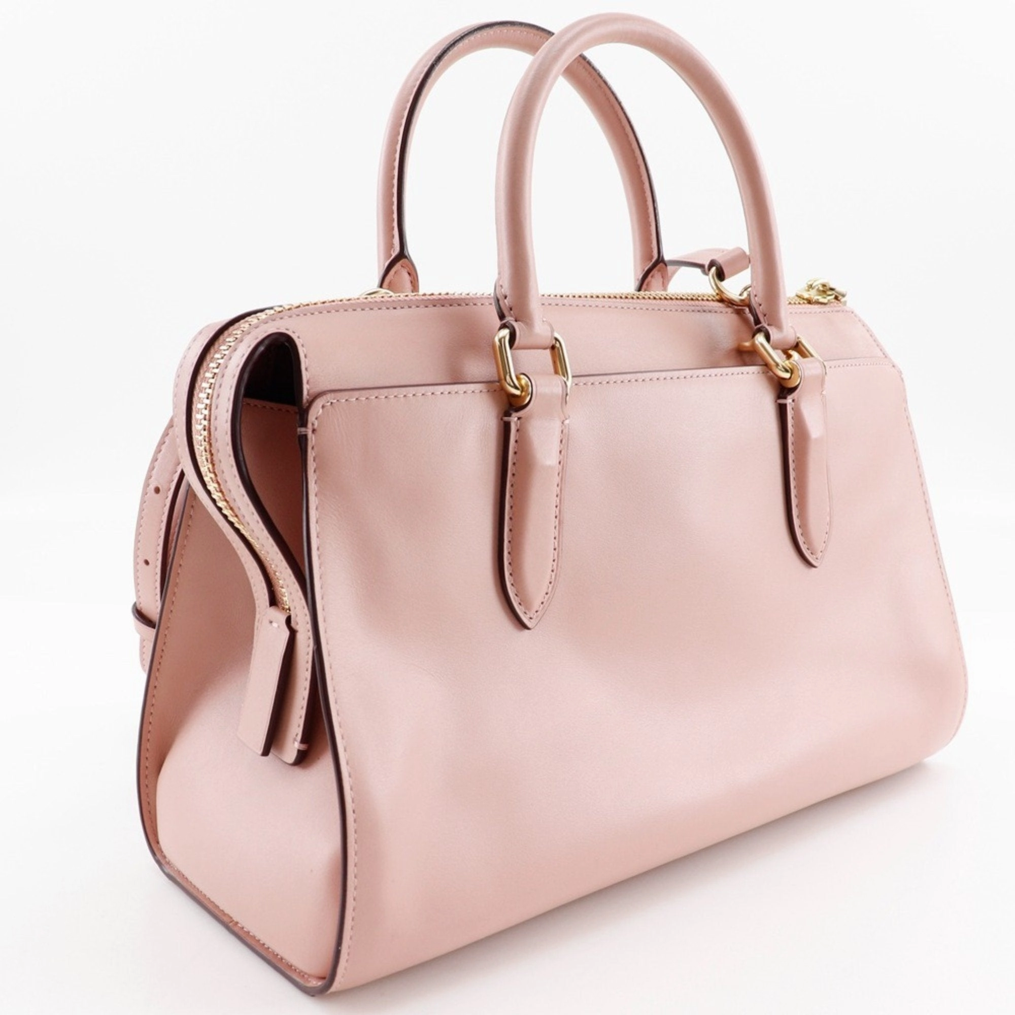 Coach Leather Handbag (Pre-Owned)