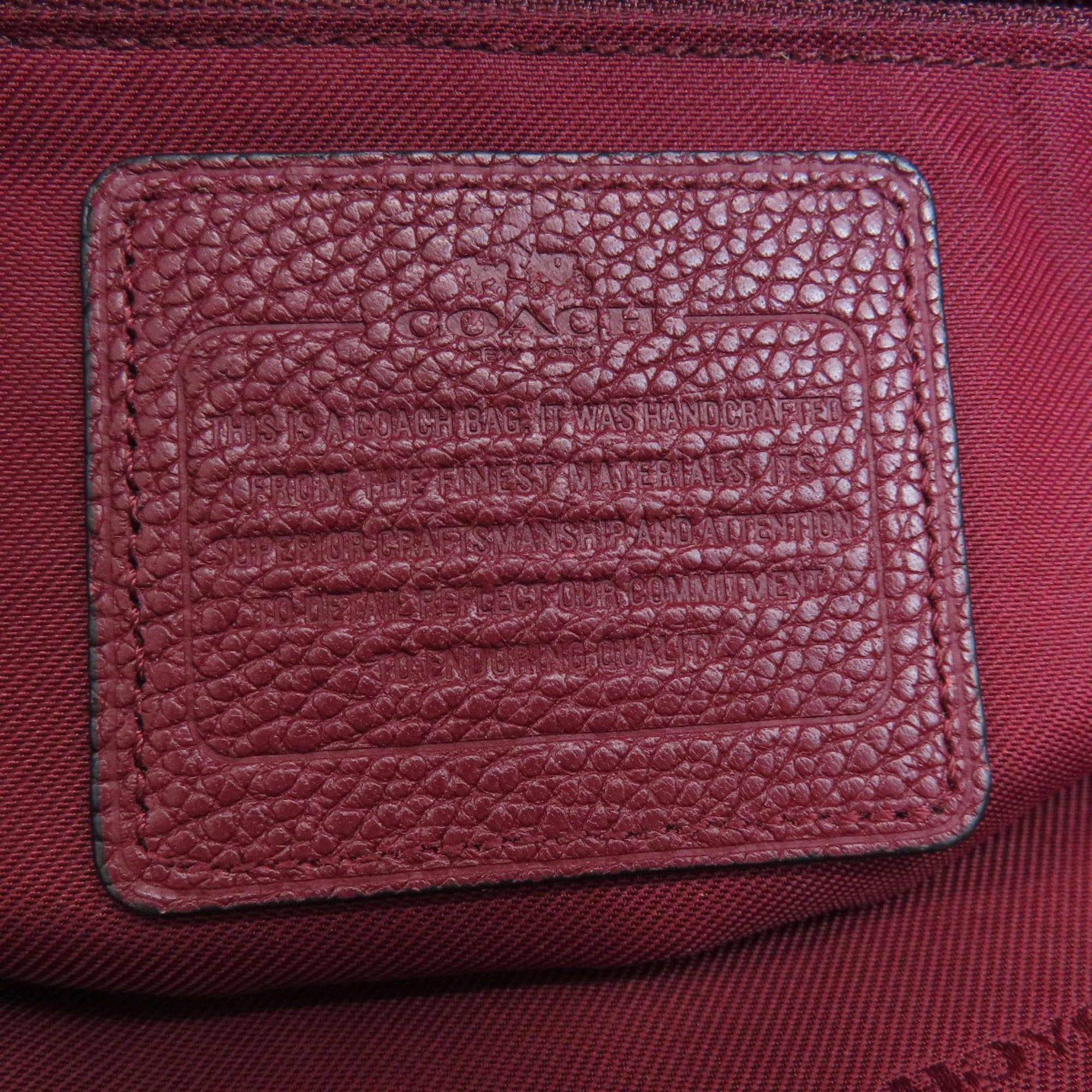 Coach  Leather Handbag (Pre-Owned)