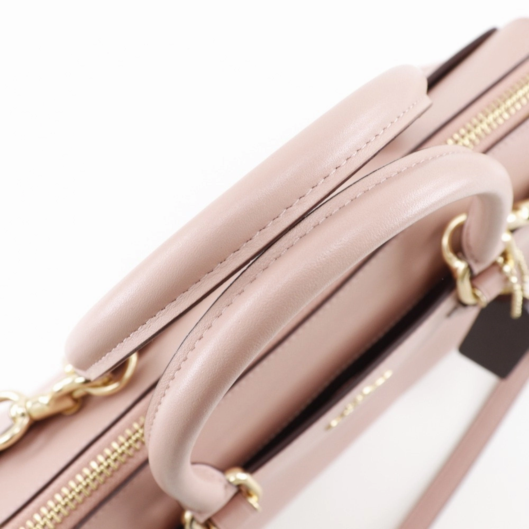 Coach Leather Handbag (Pre-Owned)
