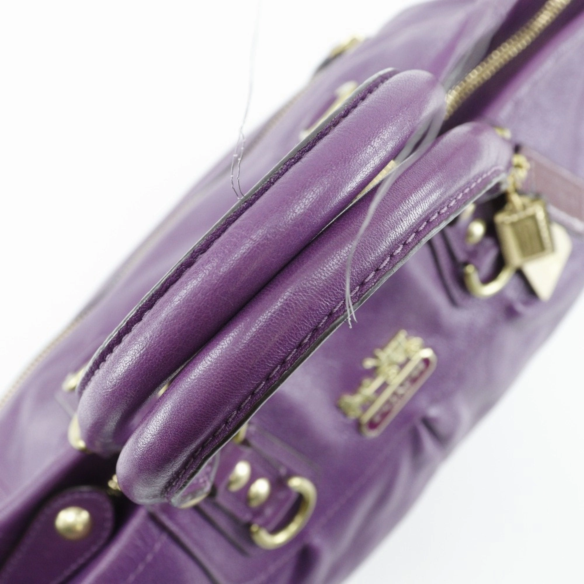 Coach Leather Handbag (Pre-Owned)