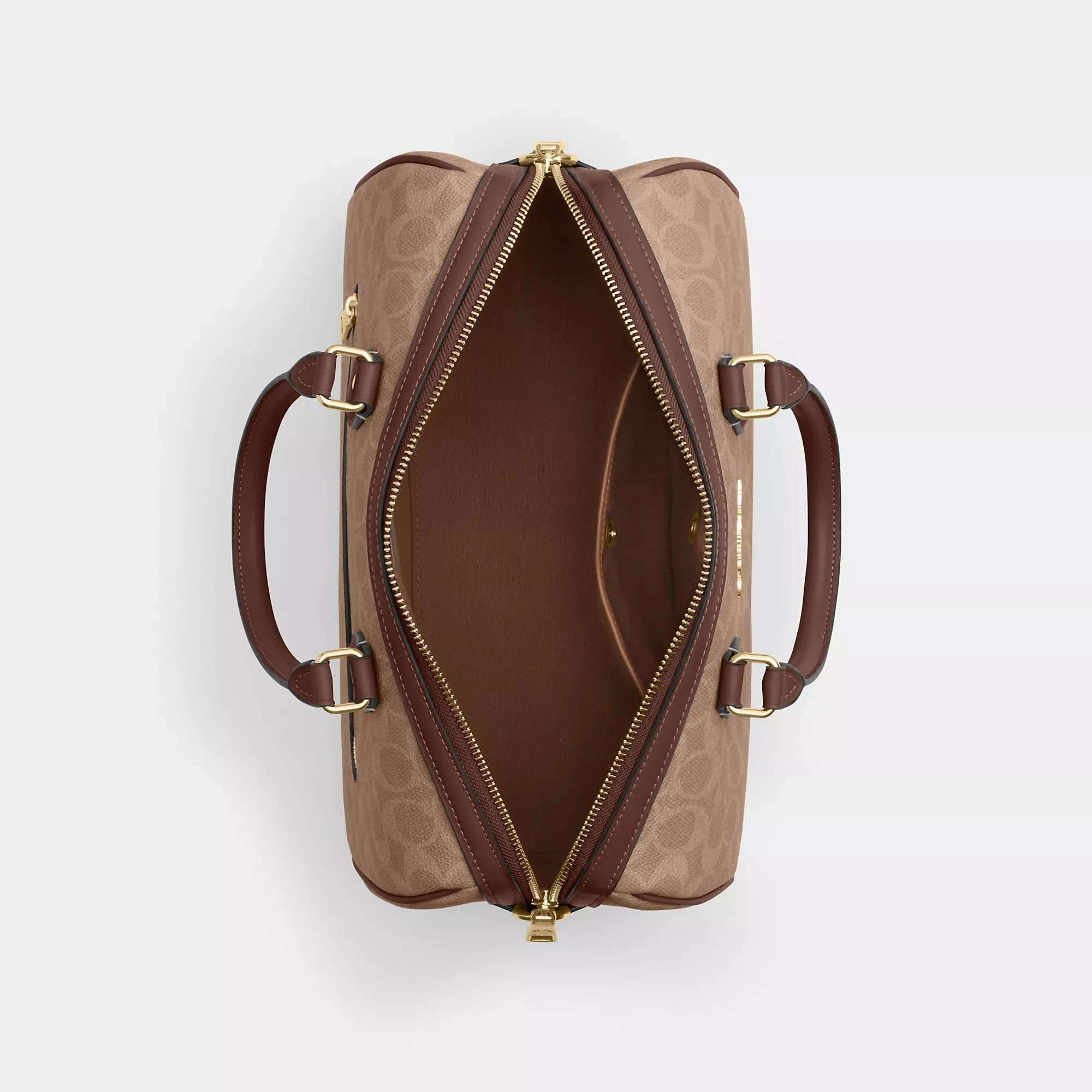 Coach Outlet Rowan Large Satchel Bag In Signature Canvas