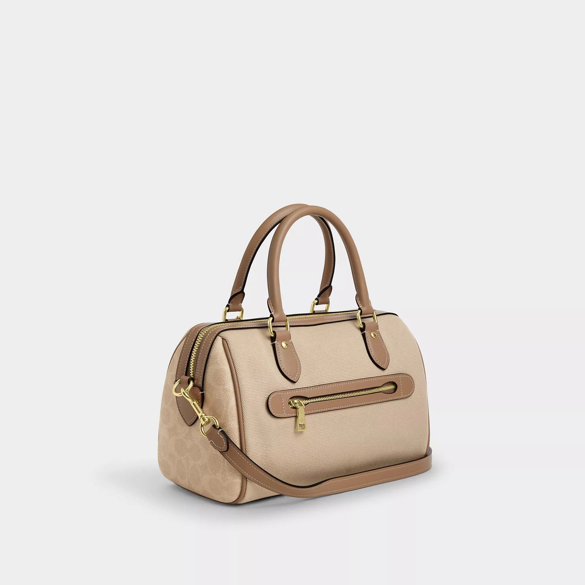 Coach Outlet Rowan Satchel Bag In Colorblock