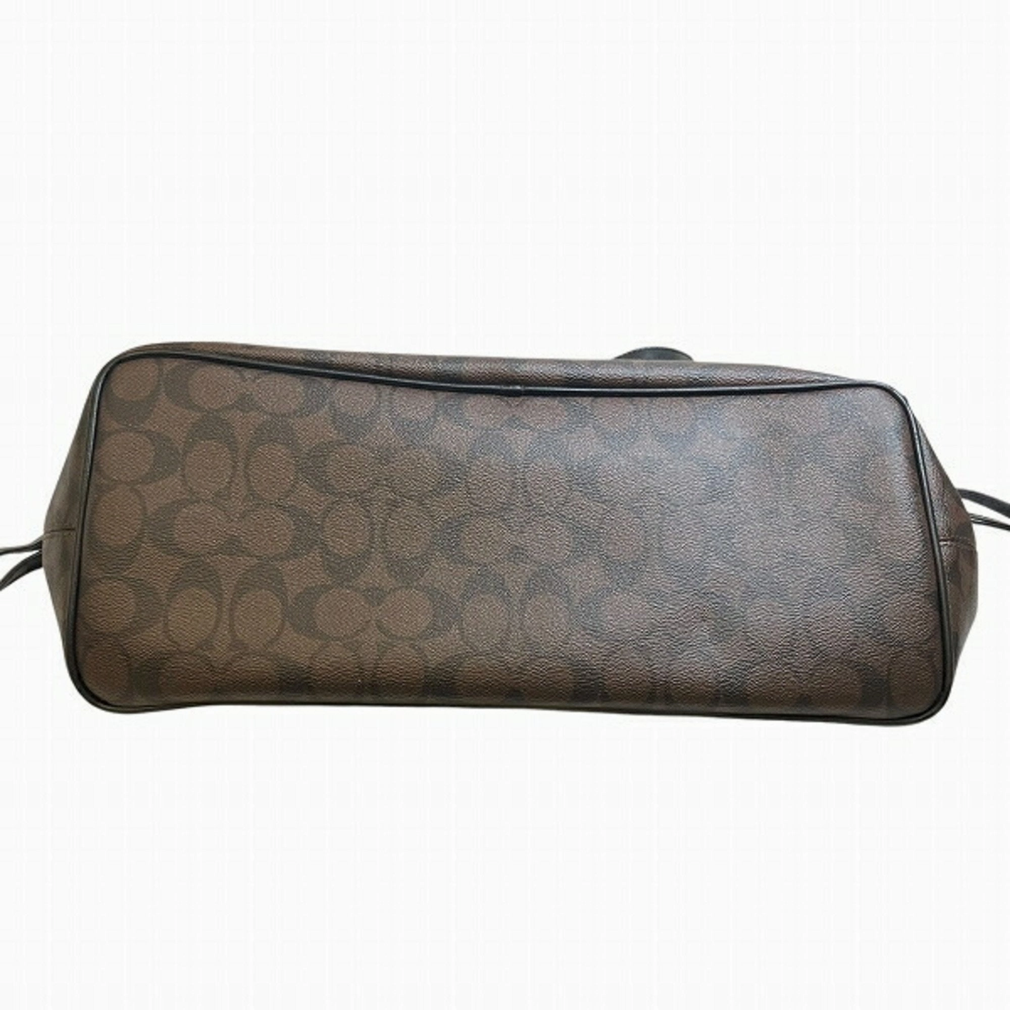 Coach Pvc Leather Handbag (Pre-Owned)