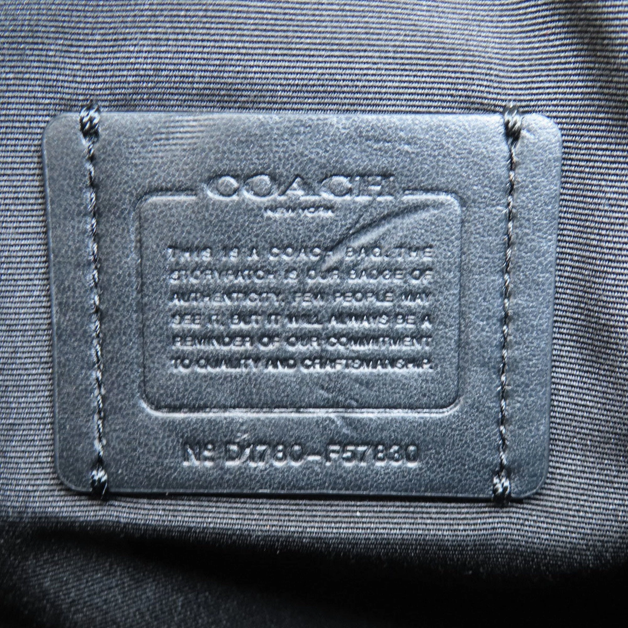 Coach Signature  Signature Line Handbag (Pre-Owned)