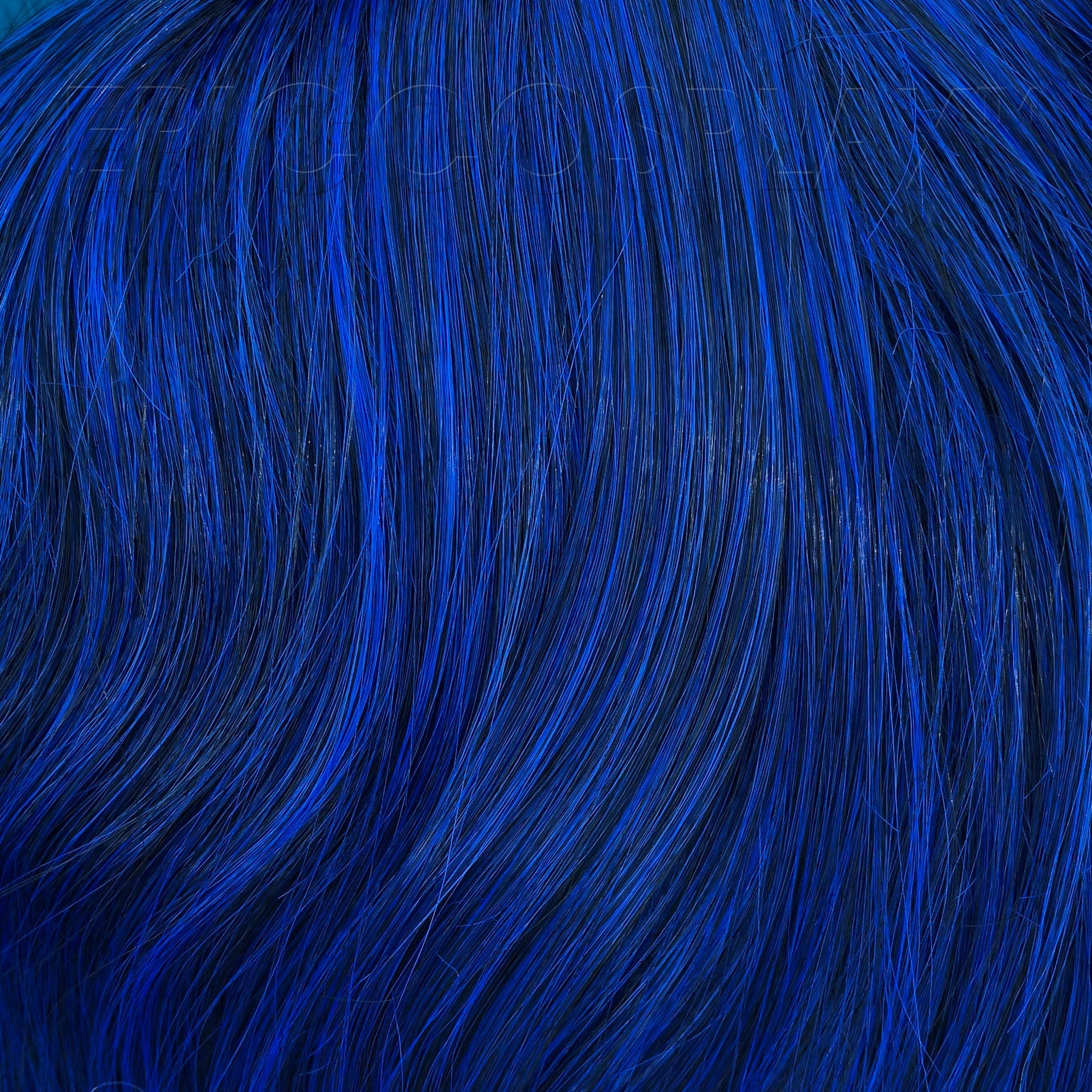 Color Sample - Blue Black Fusion