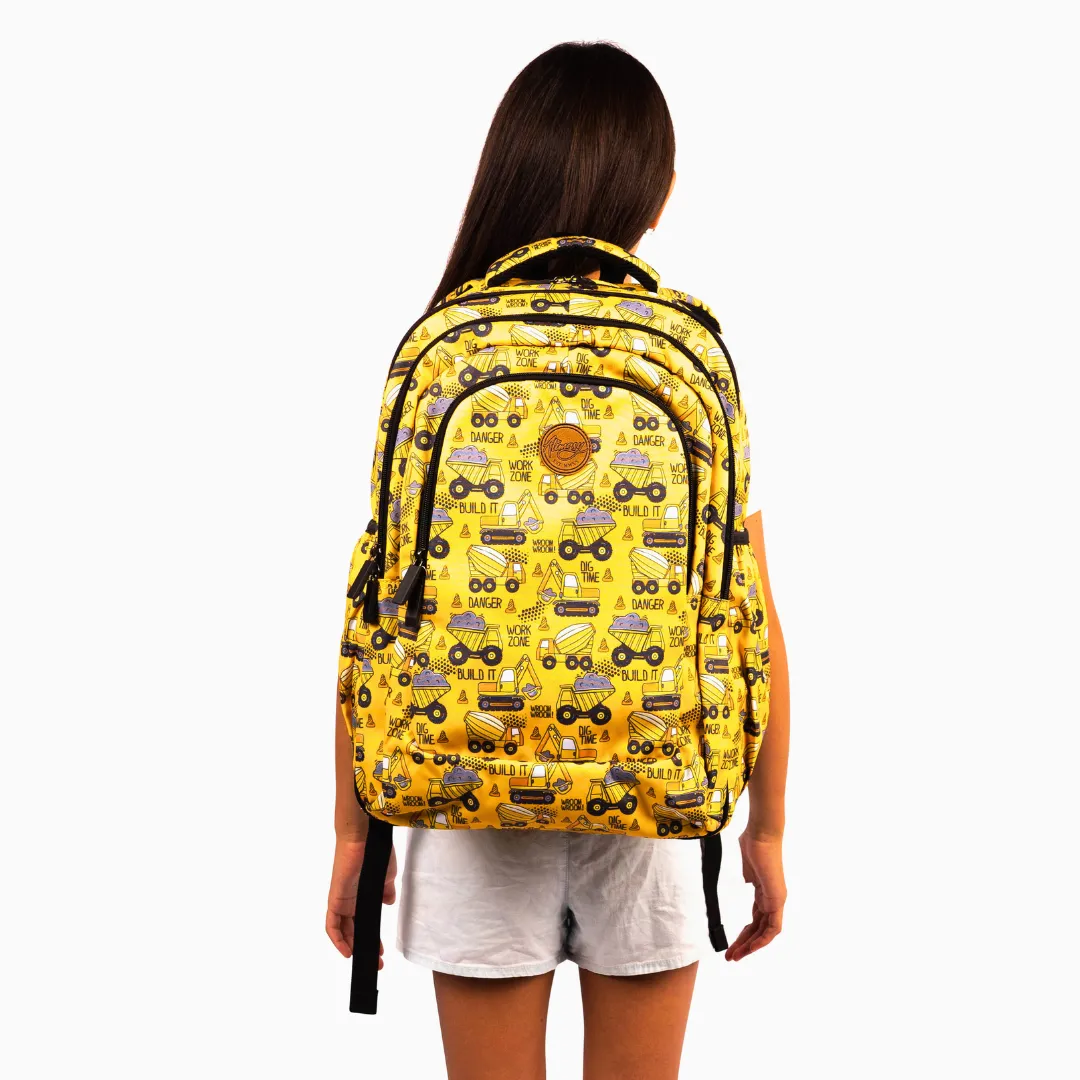 Construction Large School Backpack