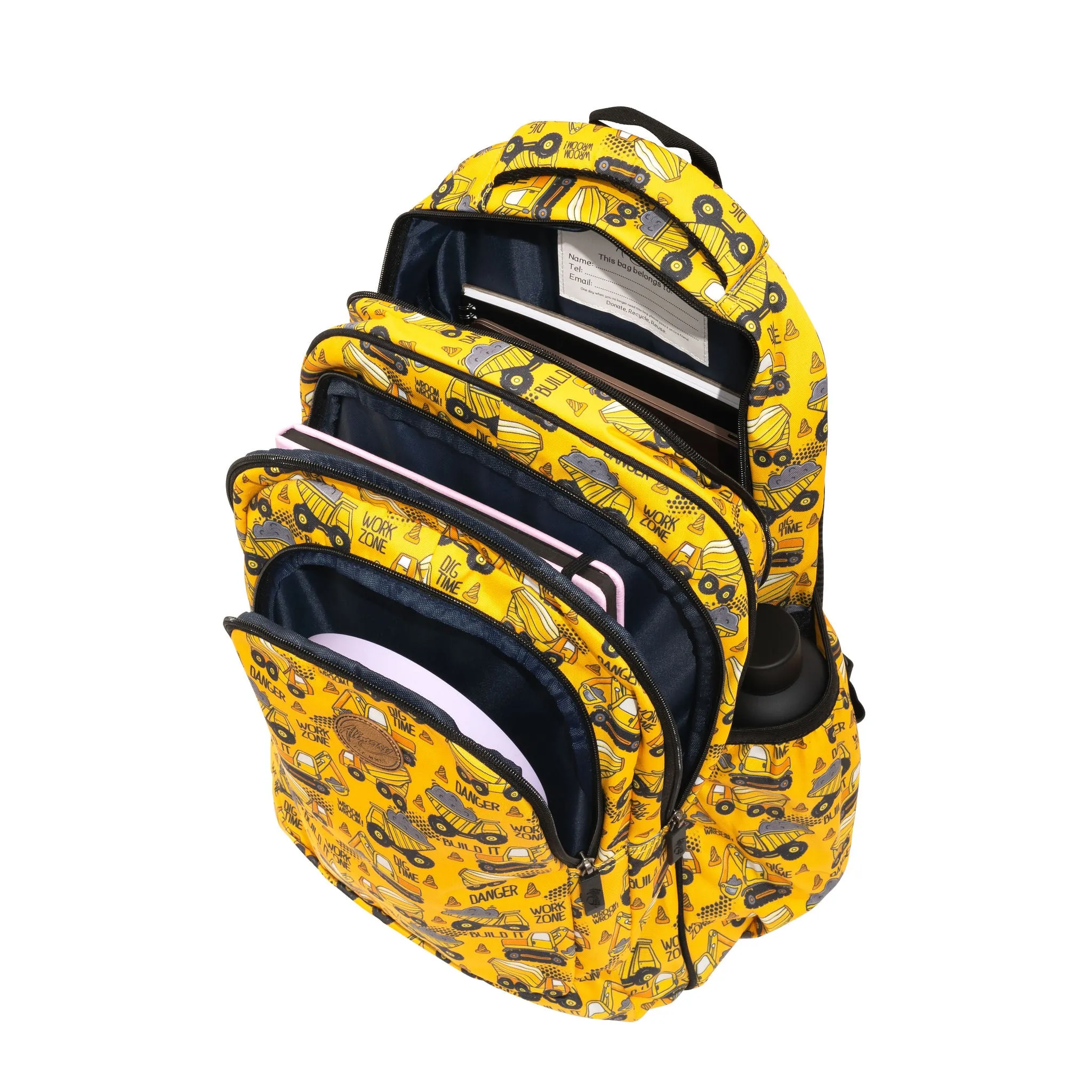 Construction Large School Backpack