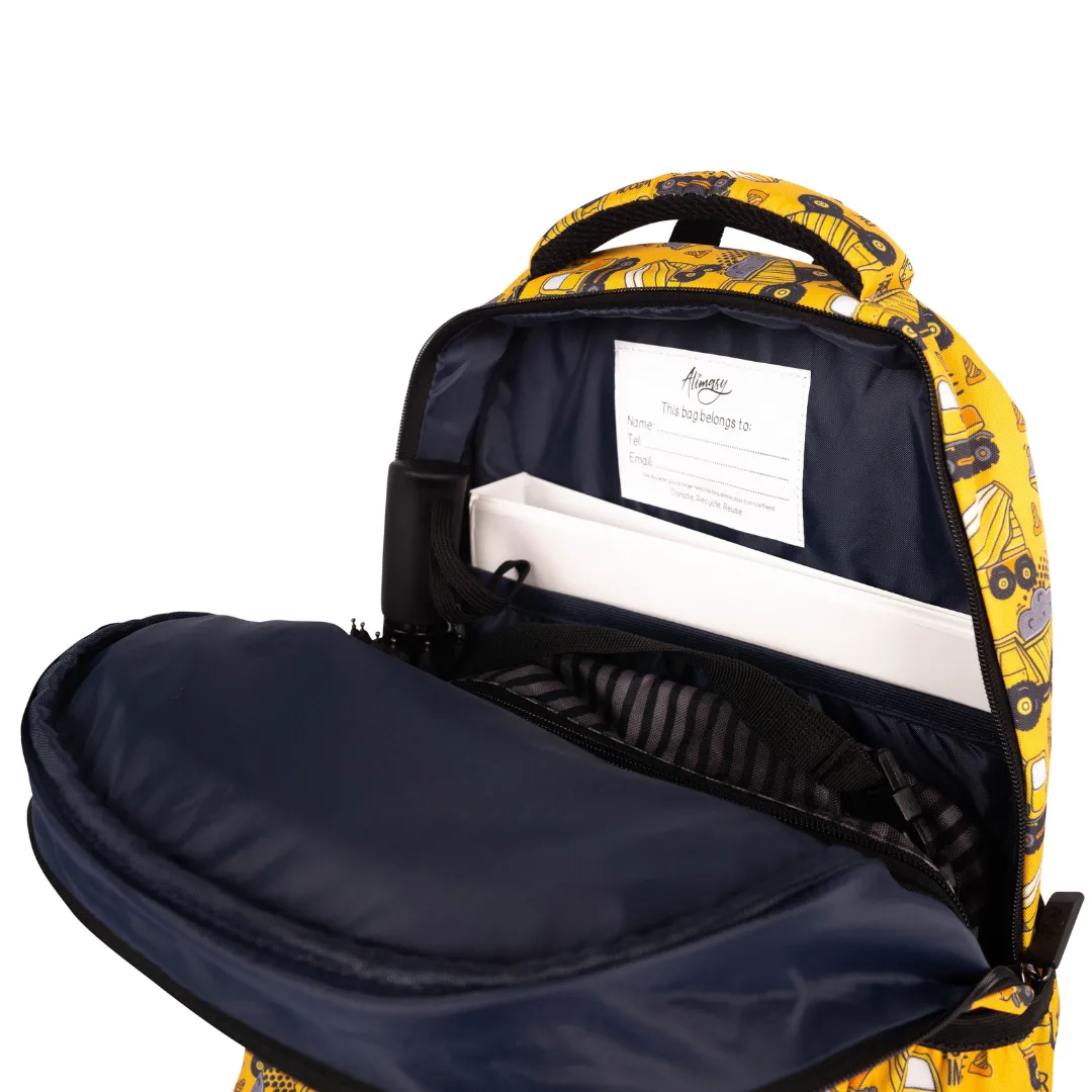 Construction Large School Backpack
