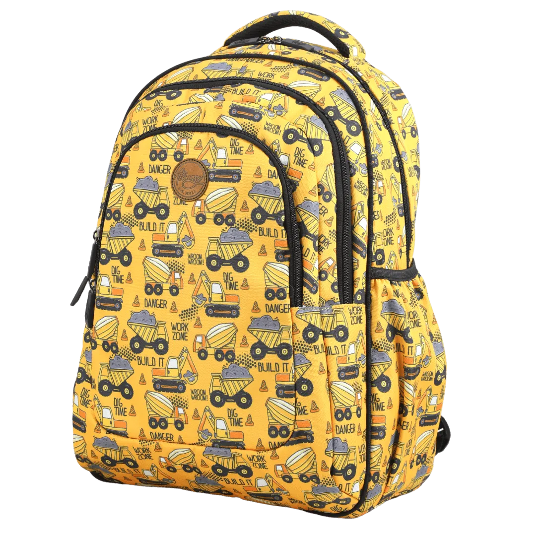 Construction Large School Backpack