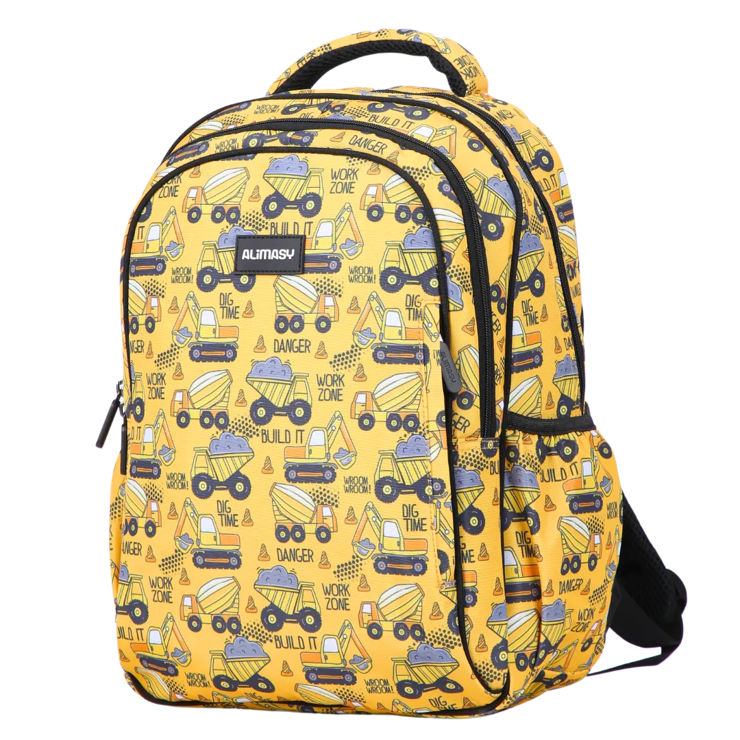Construction Midsize Kids Backpack