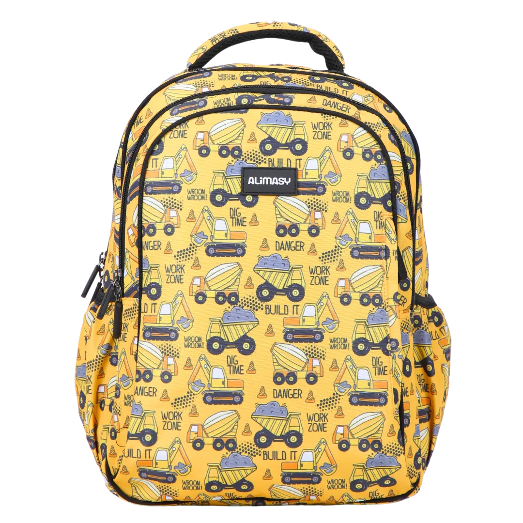 Construction Midsize Kids Backpack