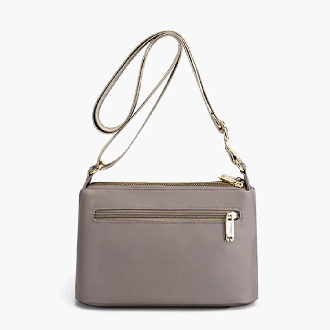 Contrast Oxford Nylon Lightweight Large Shoulder Bag