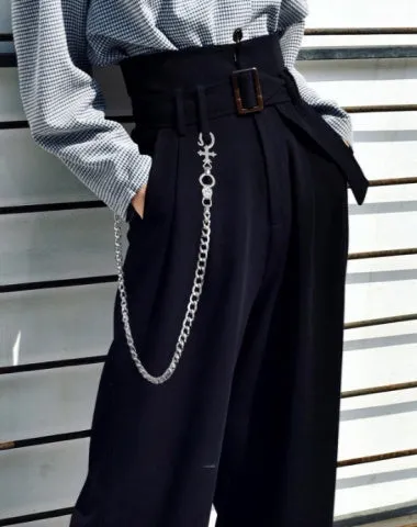 Cool Biker Wallet Chains For Men Silver Long Wallet Chain Mens Cross Pants Chain