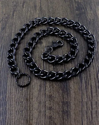 Cool Black Punk Pants Chain Biker Wallet Chain Black jeans chain jean chain Long Wallet Chain For Men