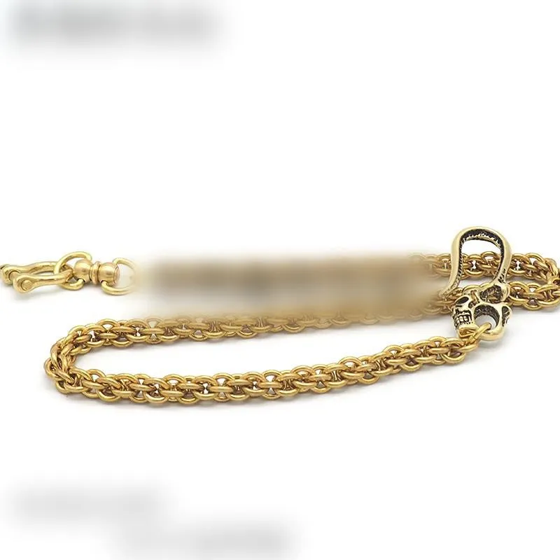 Cool Brass 18 Biker Wallet Chain Skull Key Chain Wallet Chain Pants Chain For Men